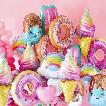 32Inch Bluey globos Balon de Folie de Fructe Ice Cream Nunta Baloane Petrecere Copii Jucărie Dulce Digital pat duș decoratiuni