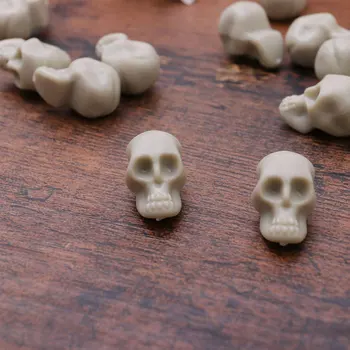 50/100buc Mini Craniu Ornamente de Cap Uman in Miniatura Recuzită Capete Glumă Ornament Terifiante de Halloween Cranii Decor