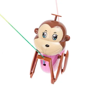 Amuzant Creative Monkey Alpinism Coarda Noutate Jucărie pentru Copii Baby Animal Papusa Părinte-copil Interactive Jucărie Cadou de Ziua de nastere