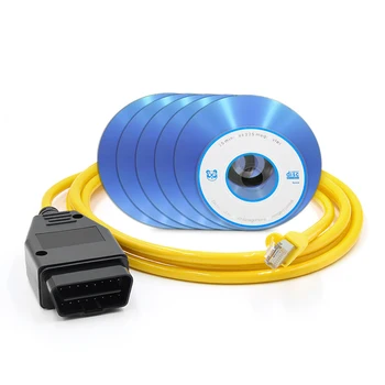 E-SYSI pentru BMW ENET Cablu de Interfață de Codificare F-series cele mai Recente ESYS 3.25.3 si V50.3 Date de E-SYS ENET de Diagnosticare Auto OBD Cablu de Net