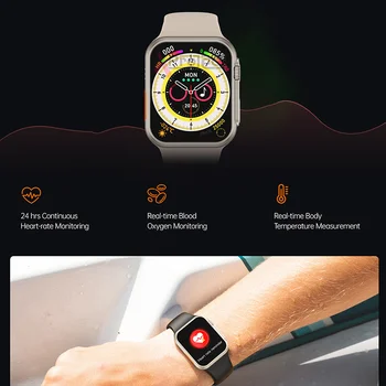 IWO Seria 8 N8 Ultra Smart Watch 2.02 inch 385*385 49mm 1:1 Caz de Blocare a Plati NFC Smartwatch Pentru Barbati Femei PK DT8 HW8 Ultra MAX