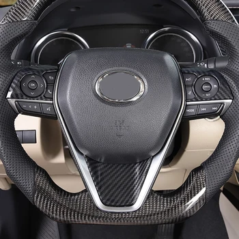 Masina Interior Pentru Toyota Camry 2018 2019 2020 Fibra De Carbon Gear Shift Acopere Capul Trim Decorare Autocolant Accesorii Styling Auto