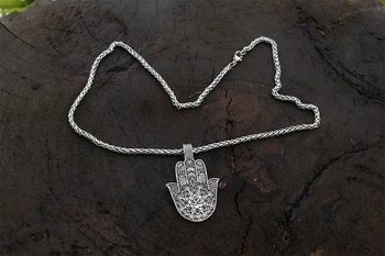 1buc Pandantiv Hamsa,Yoga, Budism neckalce Mandala floare om jwelry Buddha Aum simbol de Protectie si noroc simbol