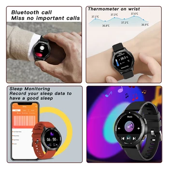 Ceas inteligent pentru Bărbați 2022 Noi NFC Bluetooth Apel Smartwatch rezistent la apa Sport Fitness Tracker Vreme de Afișare Pentru Android IOS