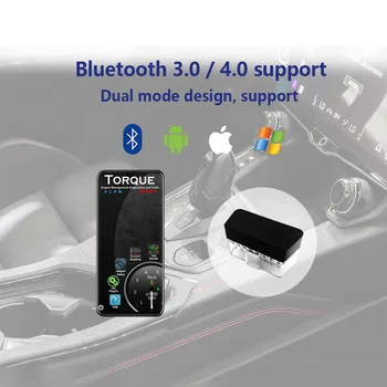 Cel mai nou Mini ELM327 V1.5 V2.1 Cititor de Cod Compatibil Bluetooth Mașină de Instrumente de Diagnosticare Auto ELM 327 OBD2 Scanner Pentru Android /IOS