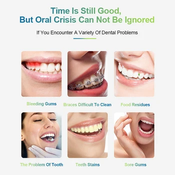 Xiaomi Youpin Irigator Oral Set Periuta de dinti Electrica Dental Apă ața dentară 3 Moduri de Dinți Curat pentru Albirea Dintilor Igiena Orala