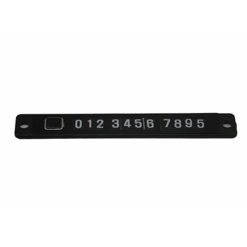 Auto Universale Styling Negru Magnetic Temporar Parcare Cartelă De Telefon, Numărul Cardului De Placa De Fraier Autocolant Auto, Cu Un Număr Foaie