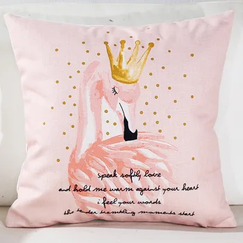 Fetele inima praf de cirese ins flamingo de pernă decorative living față de pernă masina canapea pernă acoperă talie față de pernă