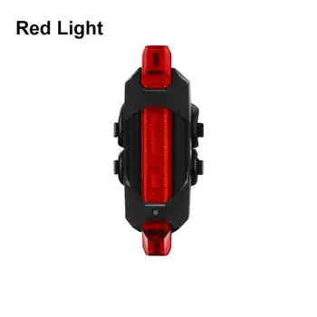 Bicicleta Stop USB Reîncărcabilă Biciclete de Munte de Avertizare de Siguranță Față Și Spate luminează Intermitent LED-Lumini de Noapte Accesorii de Echitatie