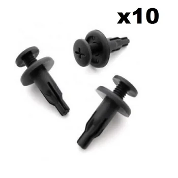 10x 8mm Șurub se Potrivesc Plastic Partea de Fusta Clipuri, Pentru Honda Accord, Preludiu 90505-SM4-003