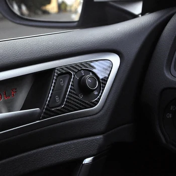 Masina Interior Mânerul Ușii Capacul Panoului Ornamental pentru Golf 7 7.5 MK 7-2020 Usa Seat Buton de Blocare Panou din Fibra de Carbon