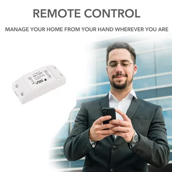 Mini Smart Switch Tuya WiFi Wireless DIY Modul de la Distanță ON/OFF Calendarul Comenzi Vocale Pentru Smart Home Automation Funcționează cu Alexa