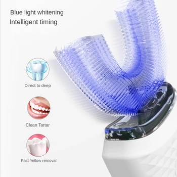 În formă de U periuta de dinti electrica sonic moale de păr pentru bărbați și femei dinte instrument de frumusete de încărcare automată dinte curat