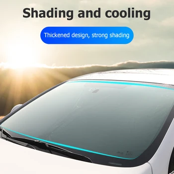 Universal Auto Parbriz, Capac Parasolar Auto Acoperi Parbrizul Mașinii Umbra Soare Protectie UV rezistent la apa Masina de Acoperire