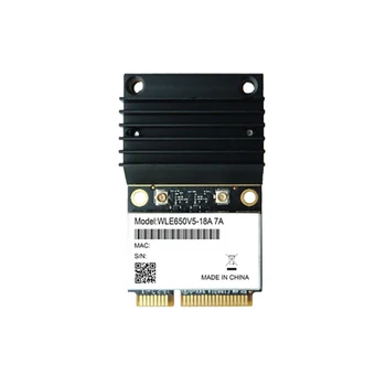 Compex WLE650V5-18 802.11 ac/o PCI Express Mini Card Qualcomm Atheros QCA9888 Singură Bandă de 5GHz, 2×2 MU-MIMO Wave 2 wifi 5 Module