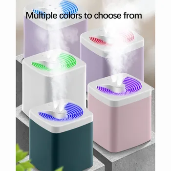Noi 3000ML Umidificator de Aer Dublu Spray Cu Lumină Rotativă Ulei Esential pentru Aromaterapie Difuzor Cool Mist Maker pentru Biroul de Acasă