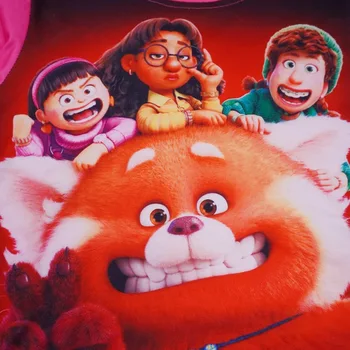 Copiii de Cotitură Roșu Haine Seturi de Fete de Desene animate Panda Pijama cu Maneca Lunga Topuri și Pantaloni 2 Piese Bumbac Haine Copii Pijamale