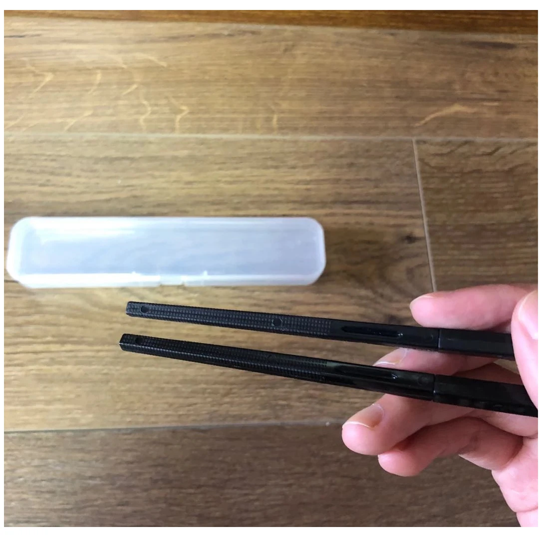 1 pereche de betisoarele de chinezi din plastic reutilizabile pliere portabil bețigașele alimente sushi bastoane set de tacamuri de bucatarie instrument vanzare < Home & Garden \ Bivoli.ro
